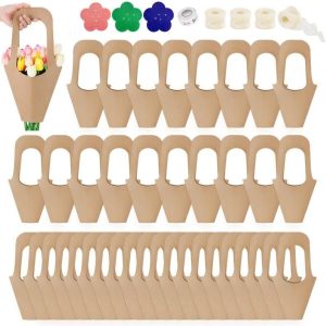 Kraft Paper Flower Gift Bags