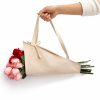 Custom Canvas Flower Carrier Bag